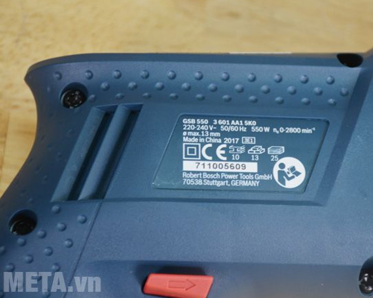 Máy khoan động lực Bosch GSB 550 - 06011A15K0