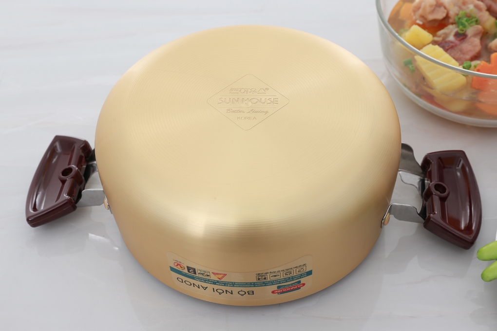Bộ nồi anod Sunhouse SH6634EB