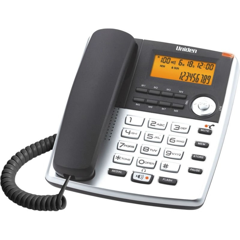 Điện thoại bàn 2 line vào Uniden AS7502