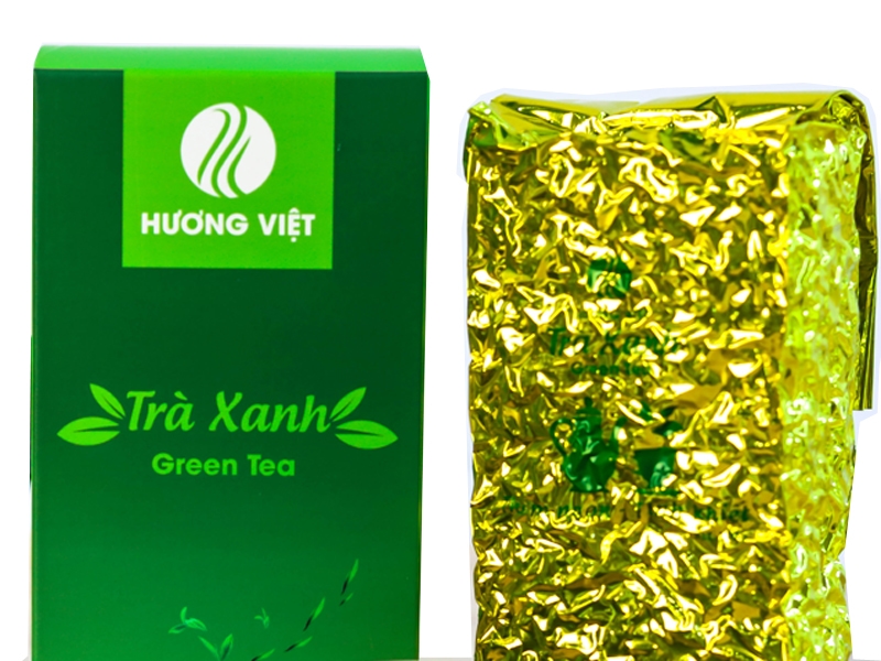 Trà xanh Hương Việt Green Tea 100g