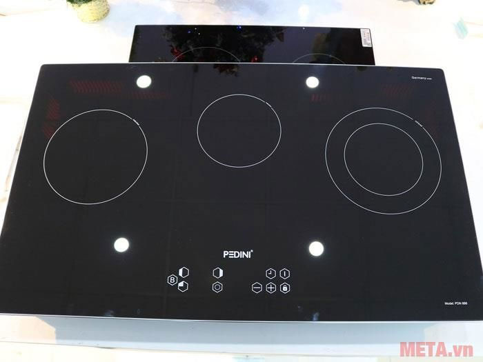 Bếp điện từ hồng ngoại ba bếp nấu Pedini - PDN 888