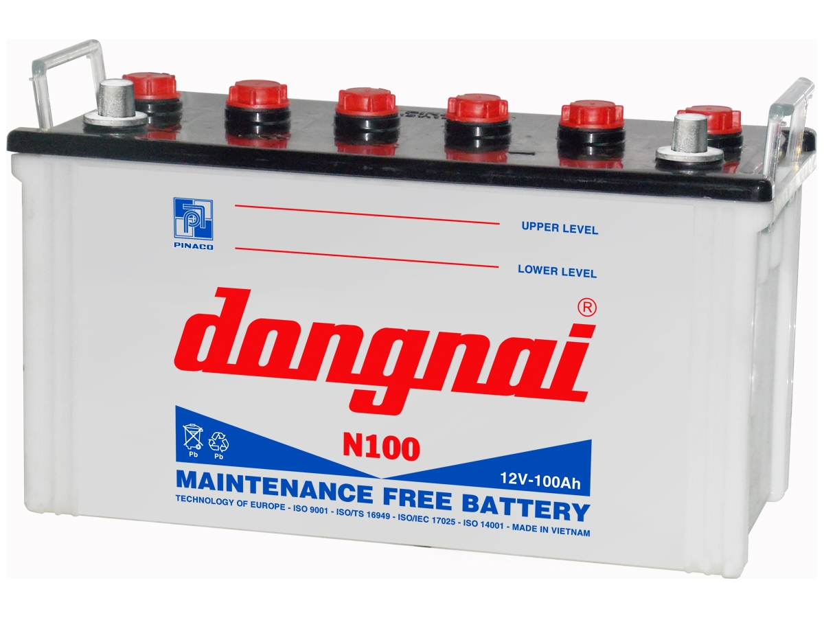 Ắc quy Đồng Nai N100DNQG (12V - 100Ah)