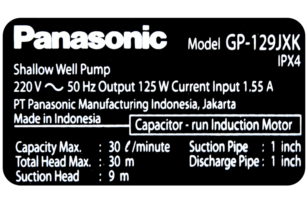 Máy bơm nước Panasonic GP-129JXK