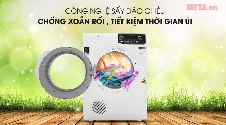 Công nghệ sấy đảo chiều giảm nhăn tới 32%