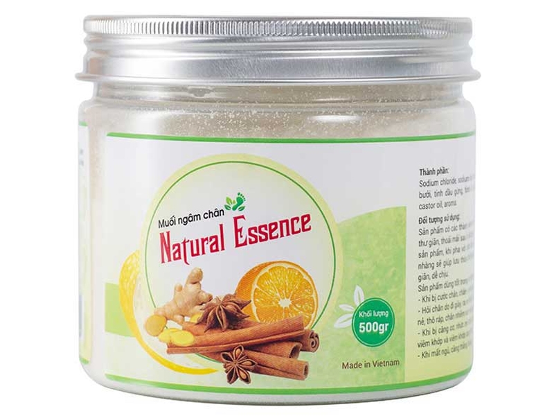 Muối ngâm chân thảo dược Natural Essence (500gr)