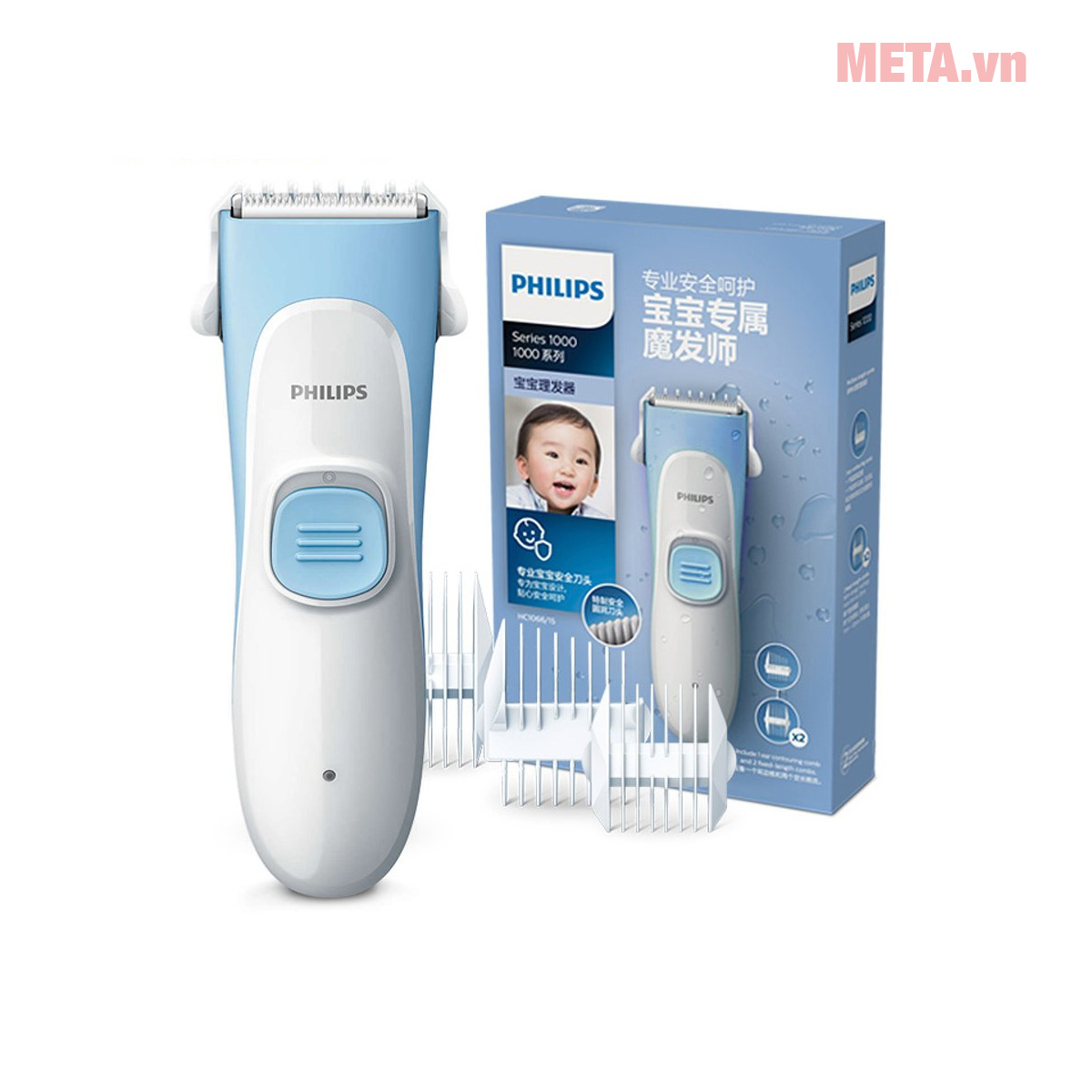 Tông đơ cắt tóc cho trẻ em Philips HC1055