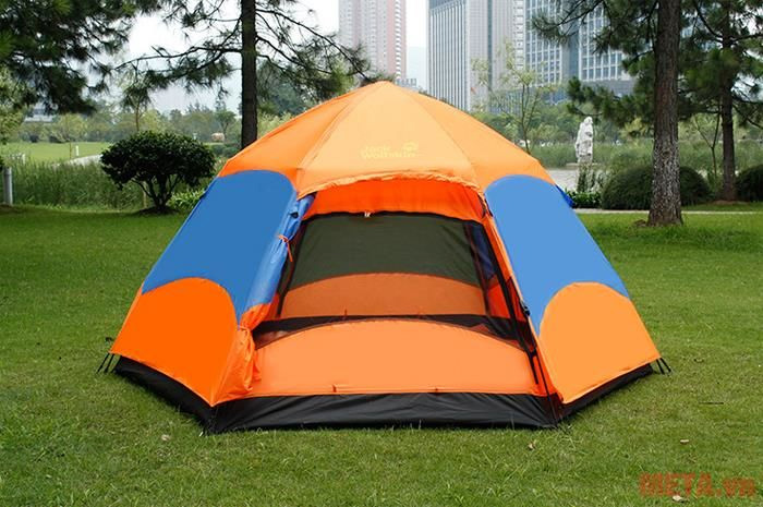 Lều du lịch 6 người, 2 lớp, bật tự động - MT0602