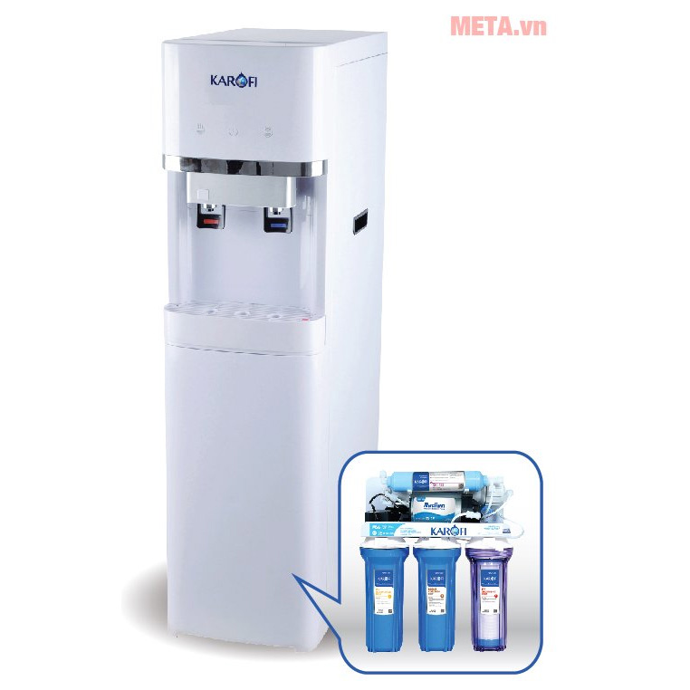 Cây nước nóng lạnh Karofi tích hợp RO HC300-RO