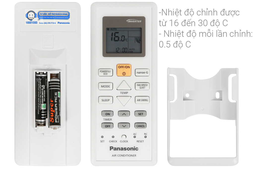 Điều hòa 1 chiều Inverter 18000BTU Panasonic CU/CS-PU18WKH-8M