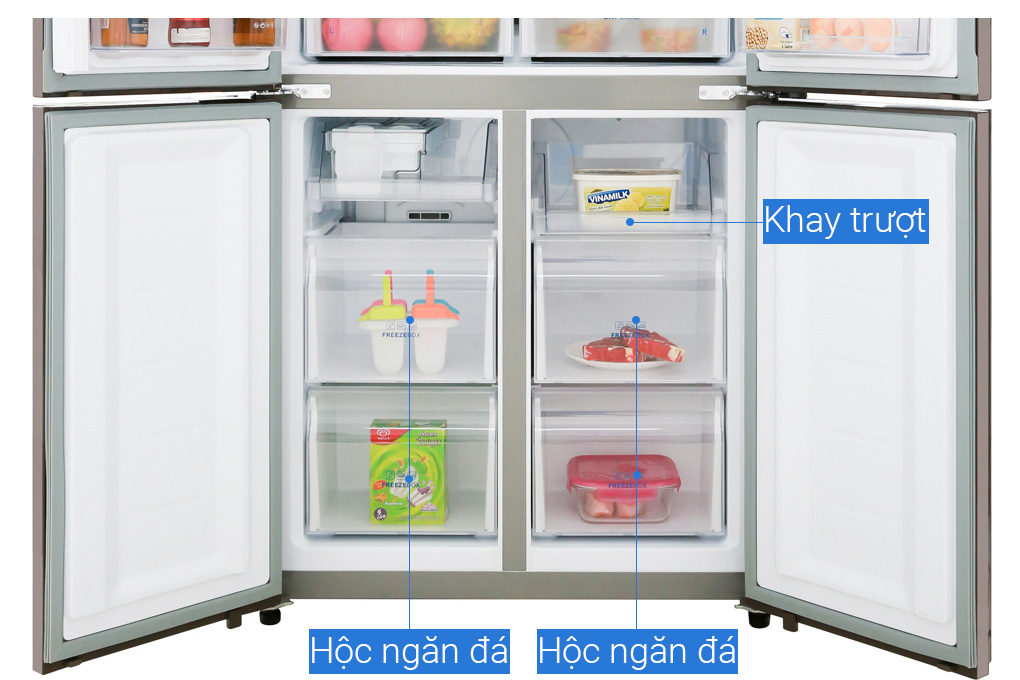 Tủ lạnh Aqua Inverter 456 lít AQR-IGW525EM (GB)