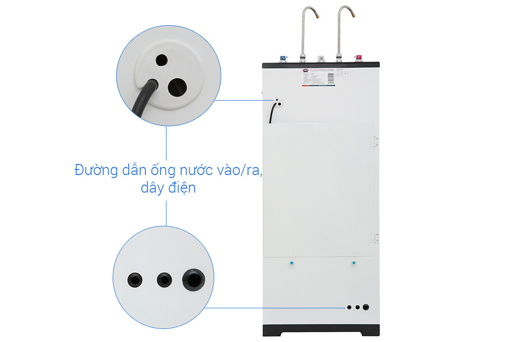 Máy lọc nước R.O tích hợp nóng lạnh 10 lõi Sunhouse SHR76210CK