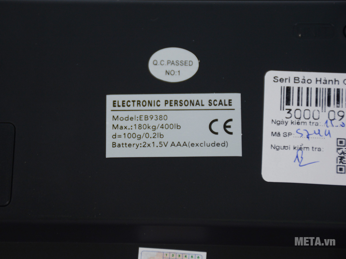 Cân sức khỏe điện tử mặt kính Camry EB9380-S744
