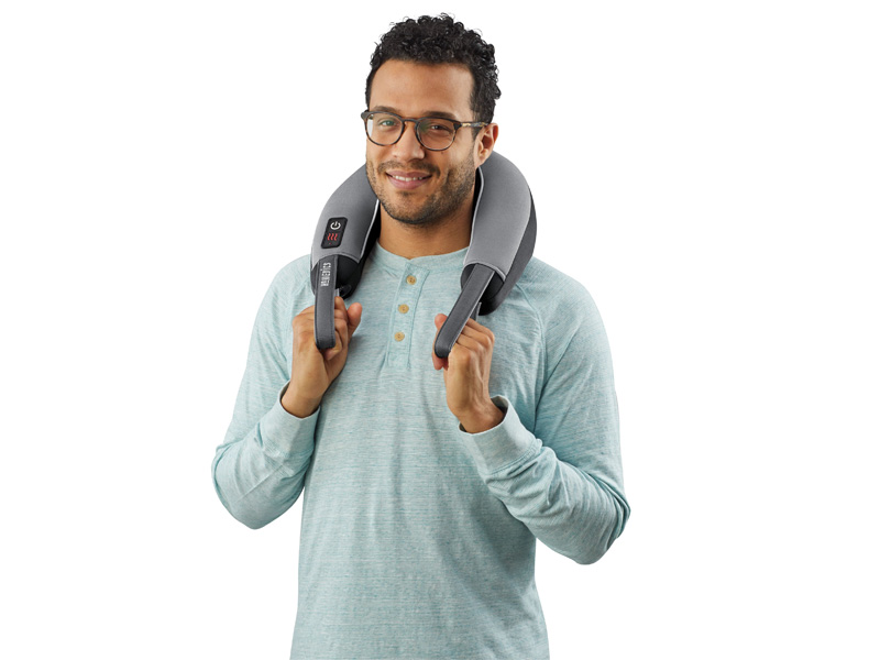 Đai massage cổ vai gáy kèm nhiệt hồng ngoại HoMedics NMSQ-217HJ