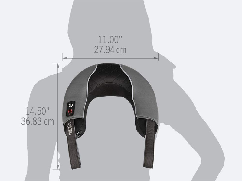 Đai massage cổ vai gáy kèm nhiệt hồng ngoại HoMedics NMSQ-217HJ