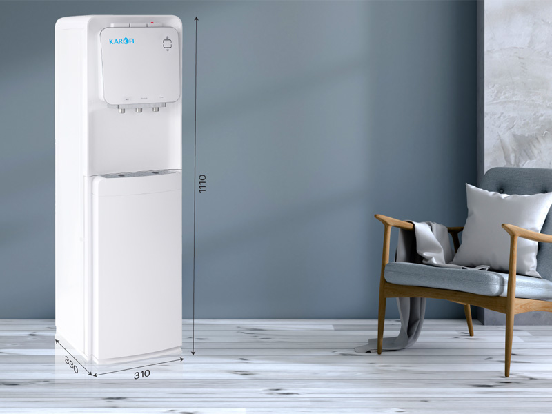 Cây nước nóng lạnh hút bình Karofi HC19