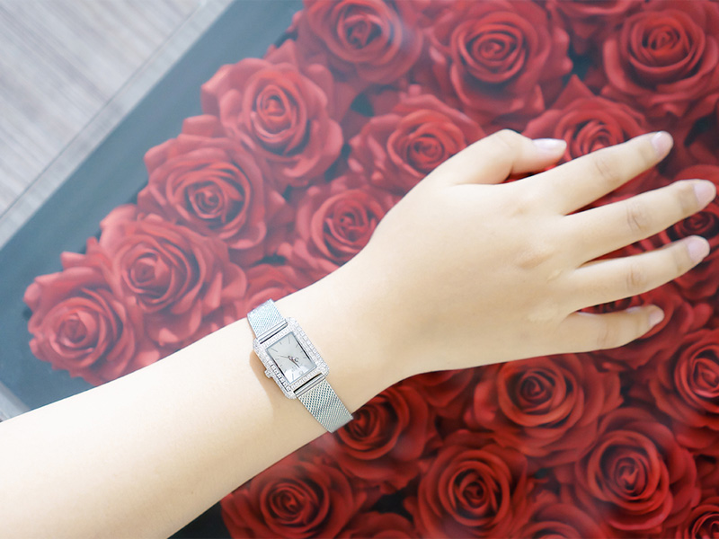 Đồng hồ nữ JS-046 kính Sapphire Julius Hàn Quốc