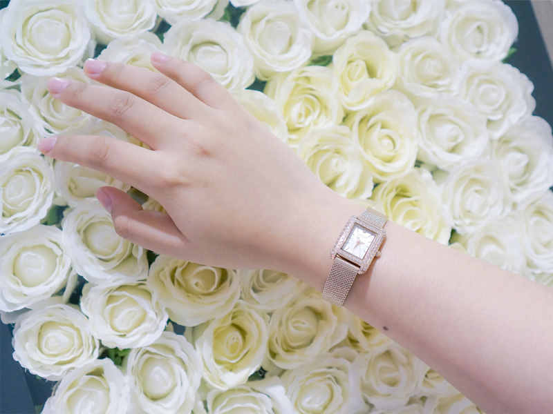 Đồng hồ nữ JS-046 kính Sapphire Julius Hàn Quốc