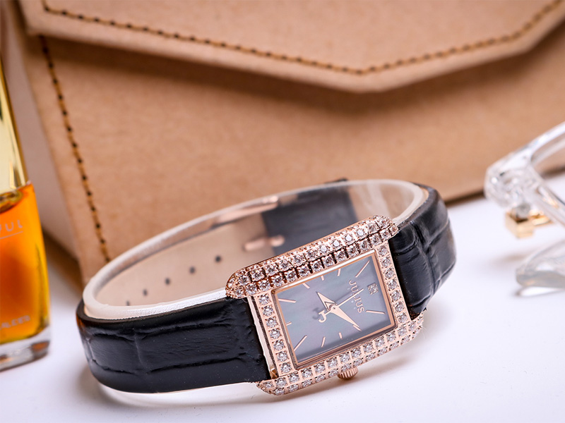 Đồng hồ nữ JS-046 kính Sapphire Julius Hàn Quốc