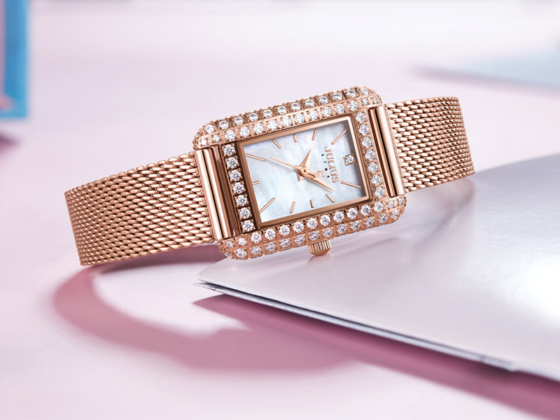 Đồng hồ nữ JS-046 kính Sapphire Julius Hàn Quốc