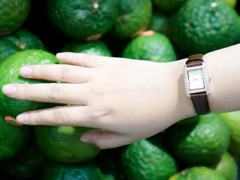 Đồng hồ nữ JS-046 kính Sapphire Julius Hàn Quốc