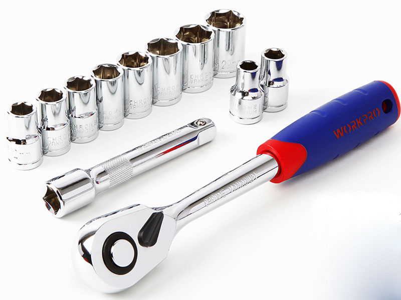 Bộ tuýp và cần xoay 1/2 inch Workpro W003024