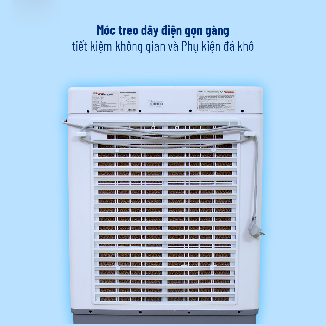 Máy làm mát không khí Nagakawa NFC999 (70L, nắp mặt kính)