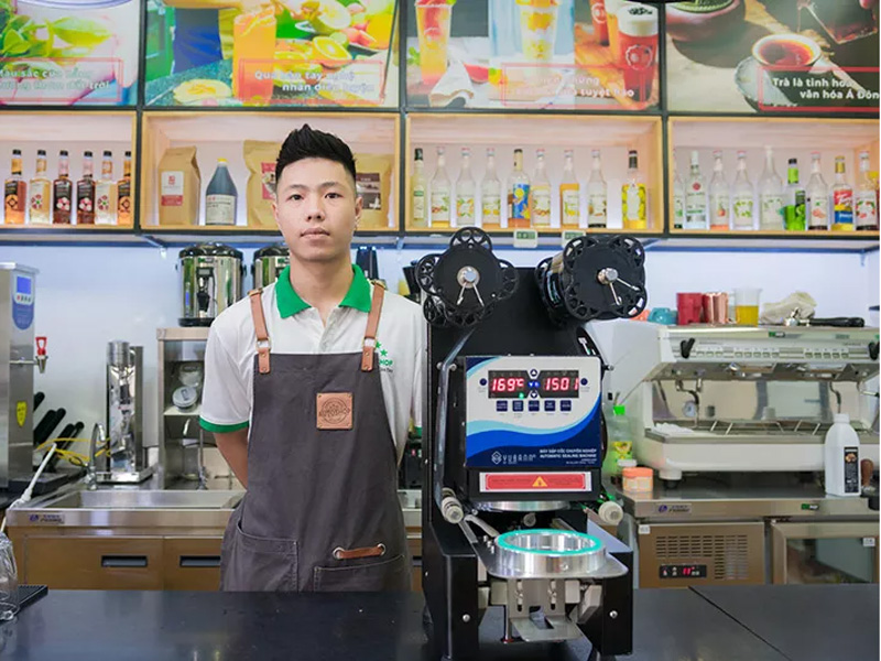 Máy ép miệng ly Yubann 88A