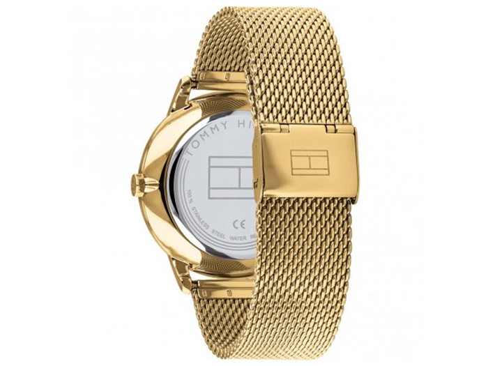 Đồng hồ nam Tommy Hilfiger 1710386 (Dây lưới, lịch thứ ngày, kích thước mặt 44mm)