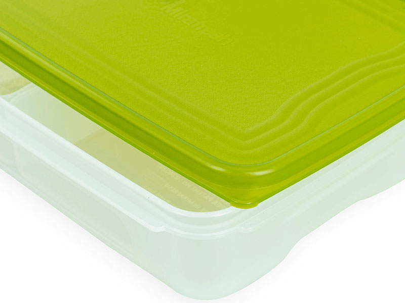 Hộp bảo quản thực phẩm khô Biozone chia ngăn KB-DR800P2