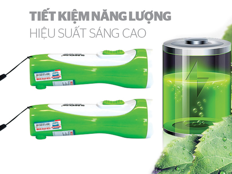 Đèn pin tay cầm Sunhouse SHE-4051