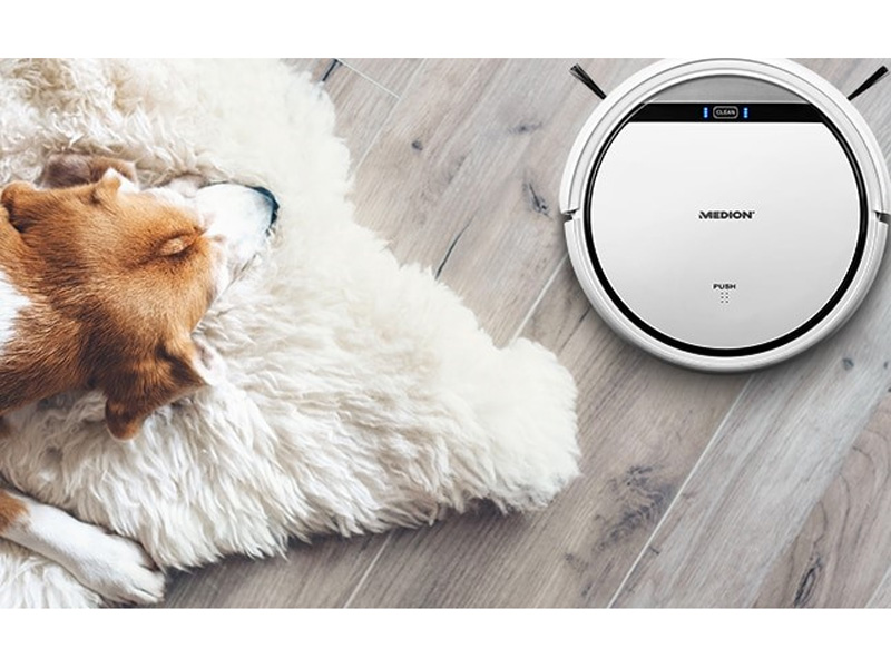 Robot hút bụi lau nhà thông minh Medion MD 19510 - Hàng chính hãng