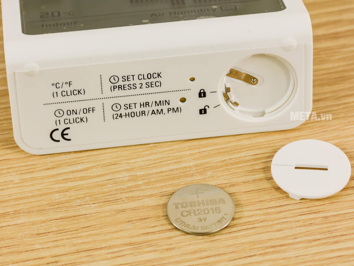 Đồng hồ cảm biến nhiệt Stadler Form Selina White