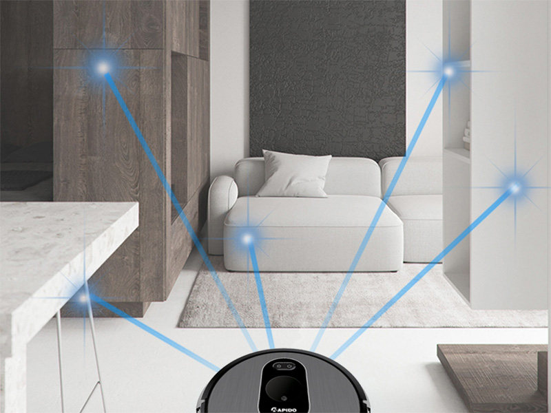 Robot hút bụi và lau nhà Rapido R6S