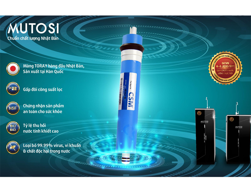 Máy lọc nước Mutosi 8 lõi MP-281M