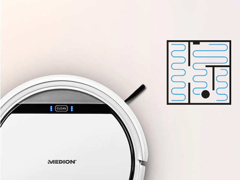 Robot hút bụi lau nhà thông minh Medion MD 19510 - Hàng chính hãng