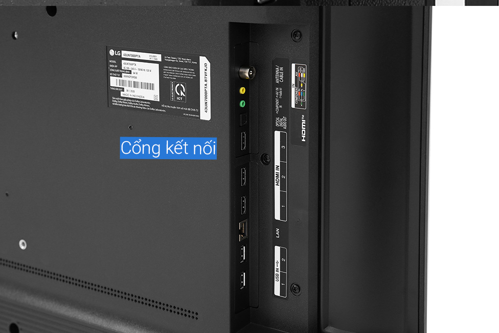 Smart Tivi LG 4K 43 inch 43UN7000PTA UHD ThinQ AI