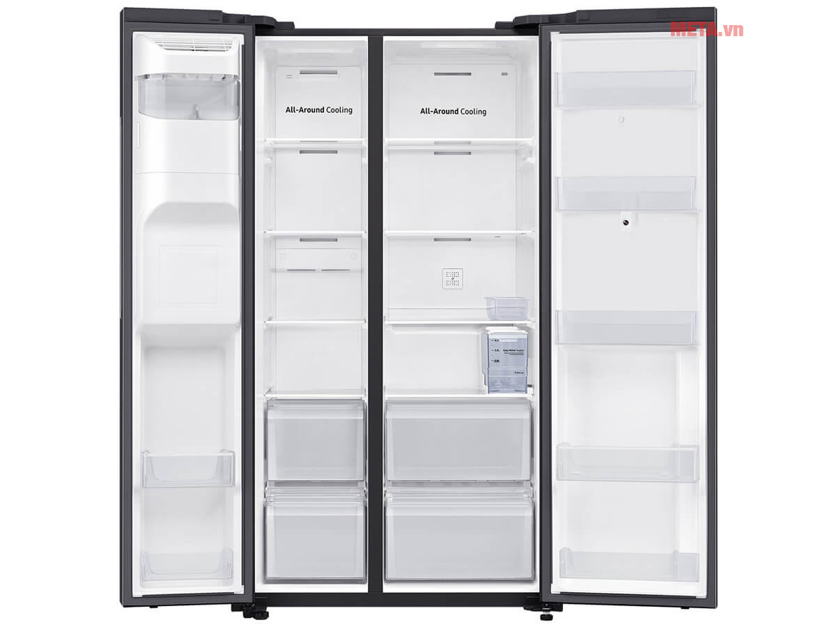Tủ lạnh Samsung side by side Inverter 616 lít RS64T5F01B4/SV