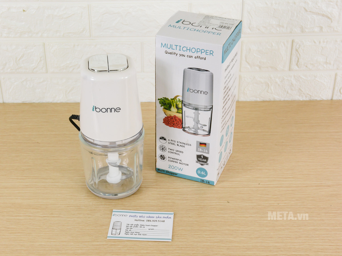 Máy xay đa năng ibonne IB-16 0,6 lít