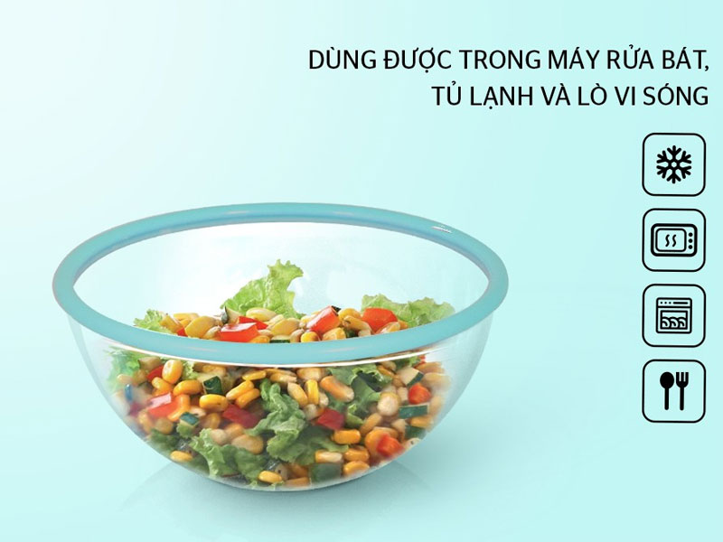 Bát trộn thực phẩm Biozone KB-MI1200S1 (1200ml)