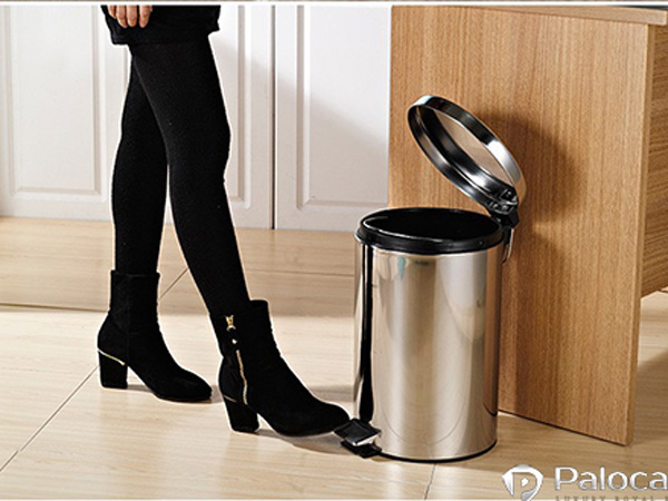 Thùng rác inox đạp chân Paloca (20 lít)