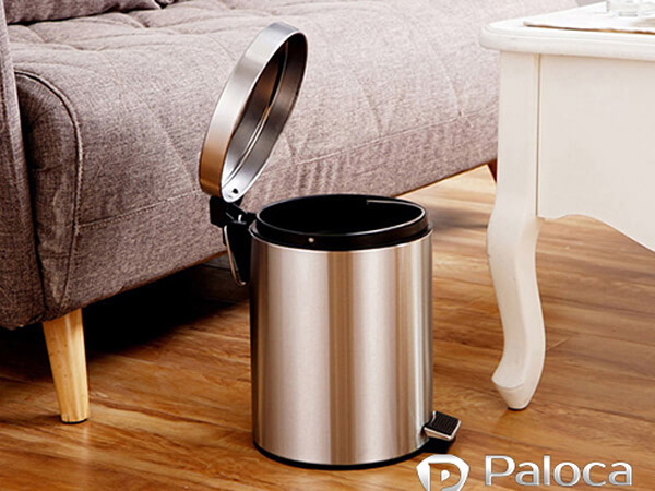 Thùng rác inox đạp chân Paloca (20 lít)
