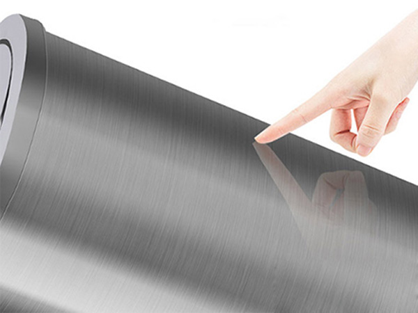 Thùng rác inox trắng nắp lật Paloca (300mm x 600mm)