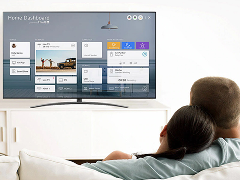 Smart tivi 4K LG 55 inch 55NANO91TNA NanoCell HDR ThinQ AI