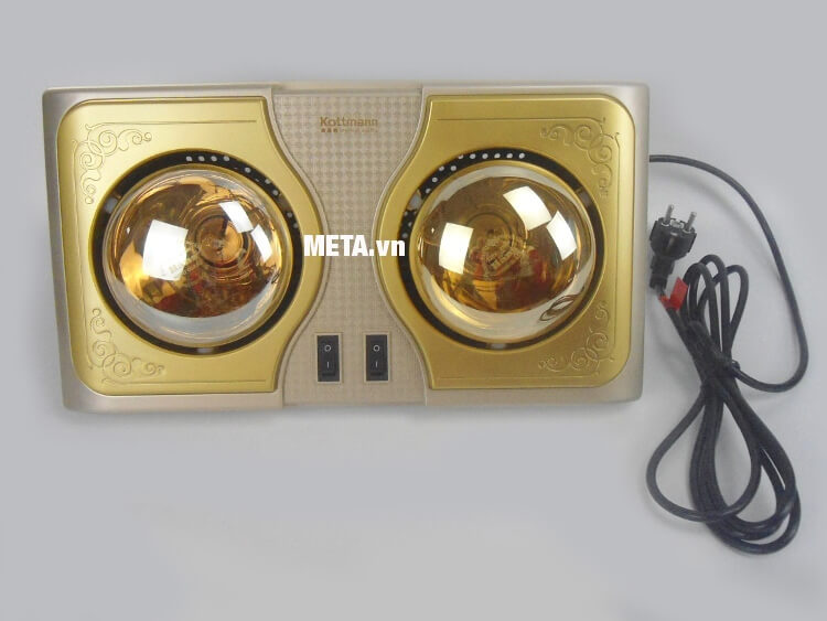 Đèn sưởi nhà tắm Kottmann 2 bóng K2BH