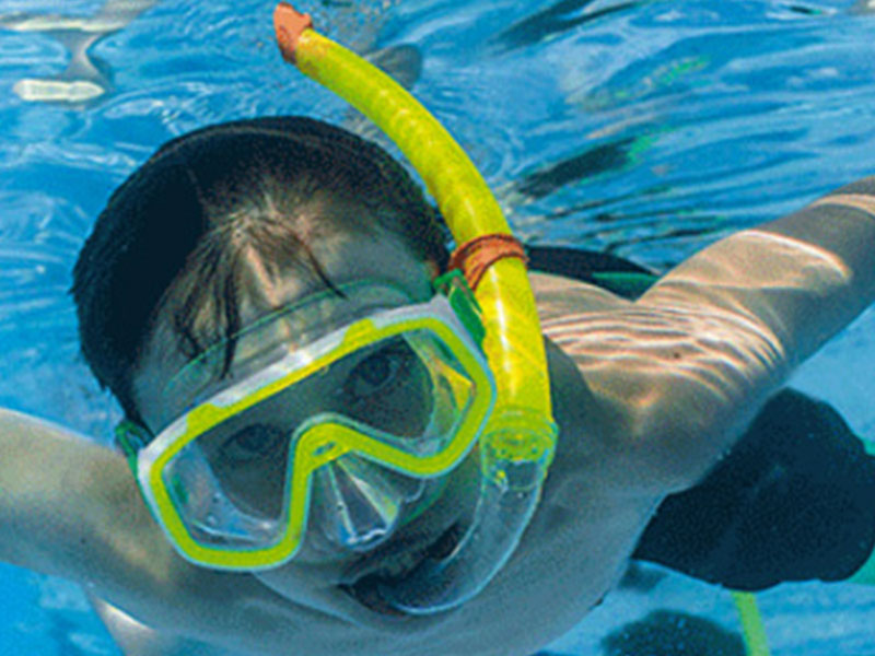 Kính lặn trẻ em Fashy size S (Vàng)