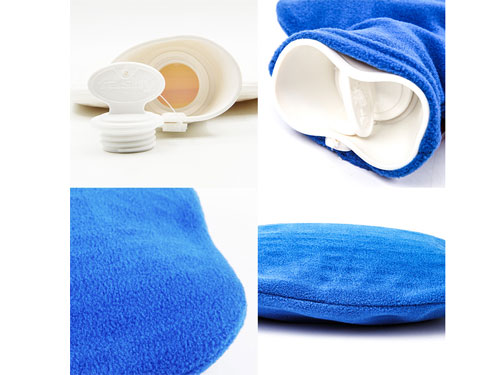 Túi chườm nóng lạnh Fashy 6530-54 bọc lông cừu màu xanh