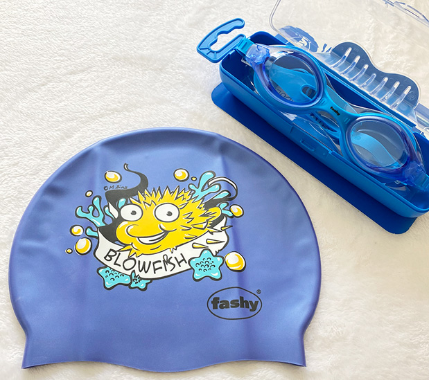 Nón bơi trẻ em sinh vật biển Fashy