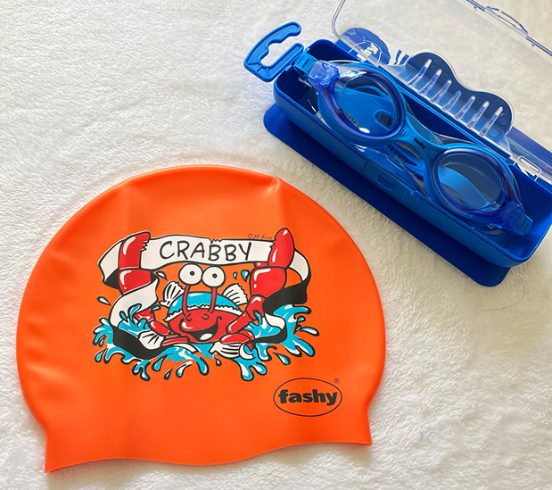 Nón bơi trẻ em sinh vật biển Fashy