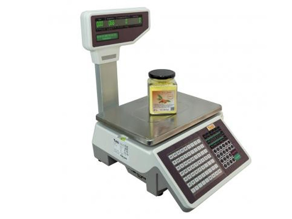 Cân điện tử in tem và in bill tính tiền Teki SA2