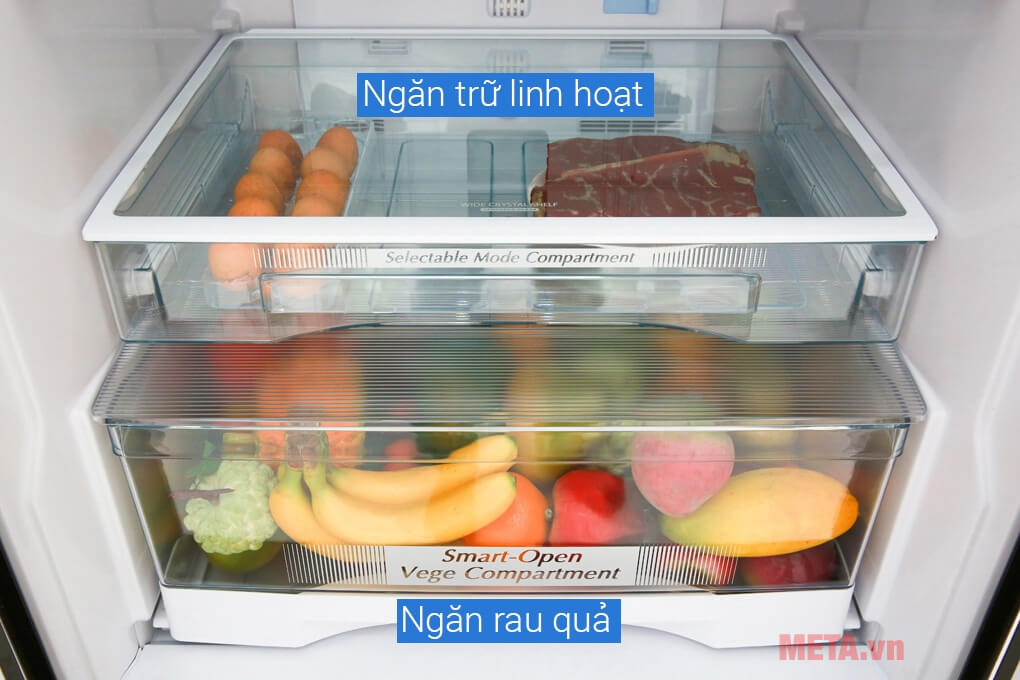 Tủ lạnh Hitachi 455 lít R-FWB545PGV2 (GBW)- Màu nâu